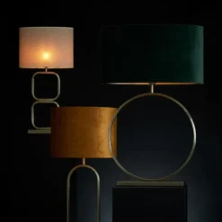 Lampvoet Lutika - Goud - 23x11,5x46cm