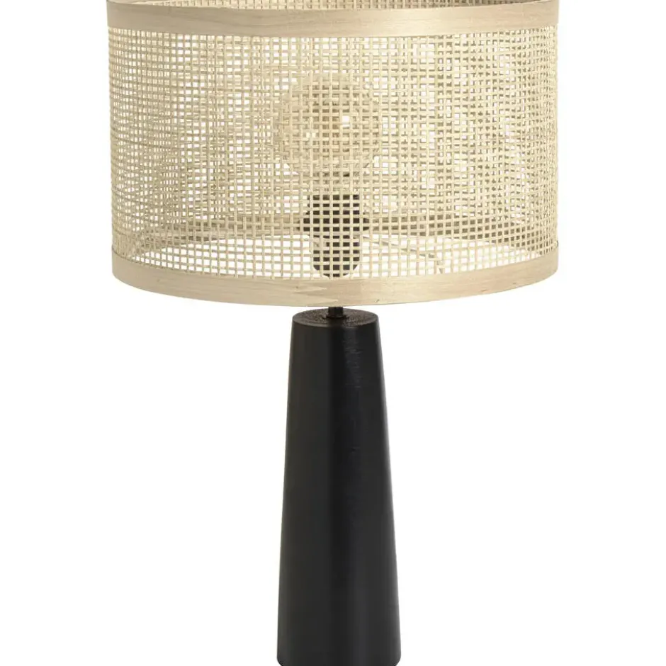 Lampvoet Rowen - zwart - 35x Ø18,5 cm