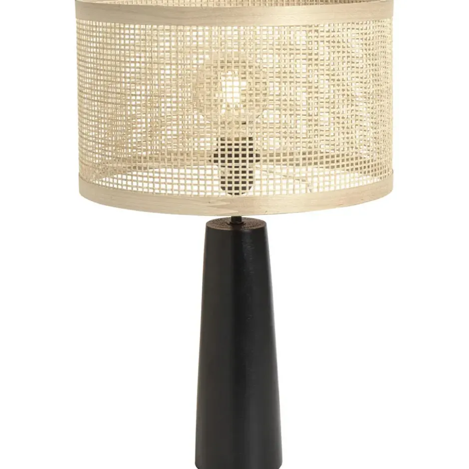 Lampvoet Rowen - zwart - 35x Ø18,5 cm