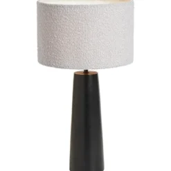 Lampvoet Rowen - zwart - 35x Ø18,5 cm