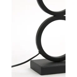 Lampvoet Stelios - Zwart - 15x10x36cm