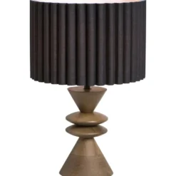 Lampvoet Timber bruin E27 - 30x13x13 cm