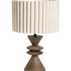 Lampvoet Timber bruin E27 - 30x13x13 cm