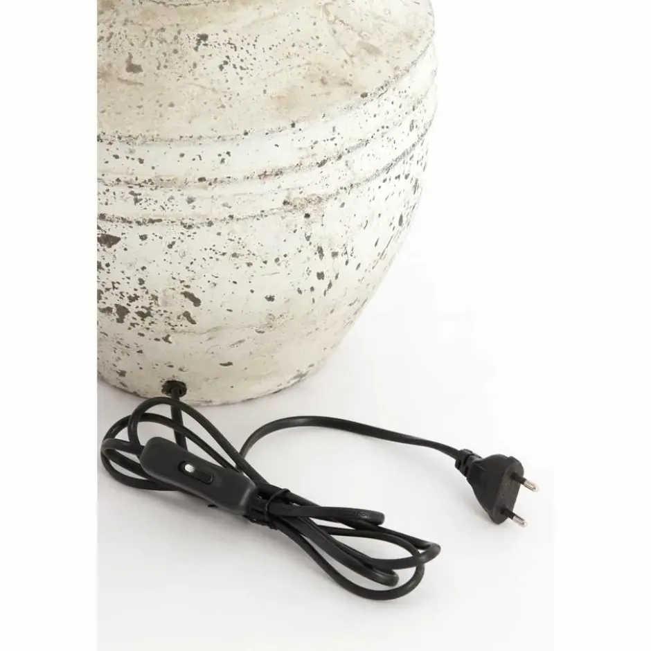 Lampvoet Toba - Antiek Grijs - Ø25cm