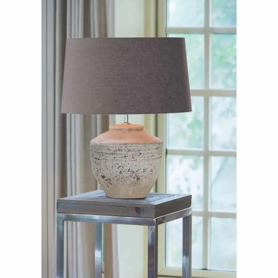 Lampvoet Toba - Antiek Grijs - Ø30cm