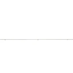 Lange gordijnroede - uitschuifbaar - 250-360 cm - zilvergrijs