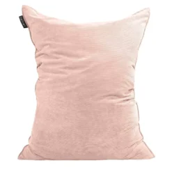 Lebel zitzak rib velours - roze - 100x150 cm