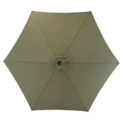 Les - Parasol Gemini Ø3mtr - olijfgroen