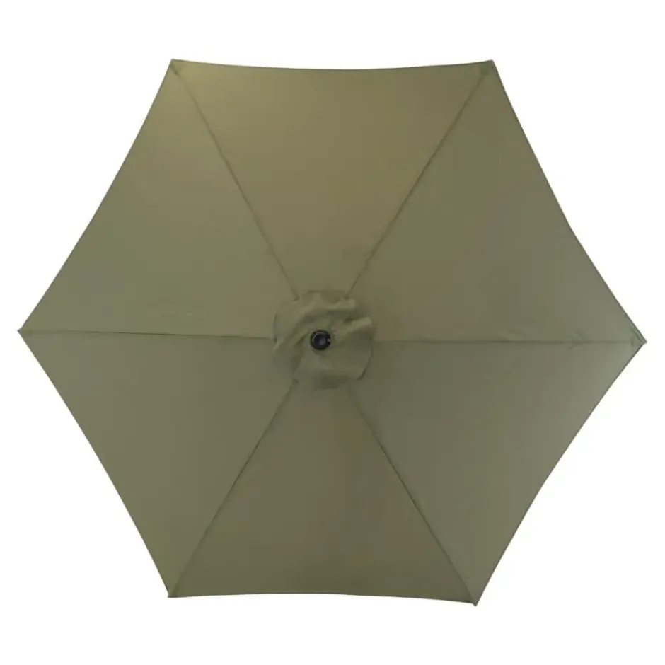 Les - Parasol Gemini Ø3mtr - olijfgroen