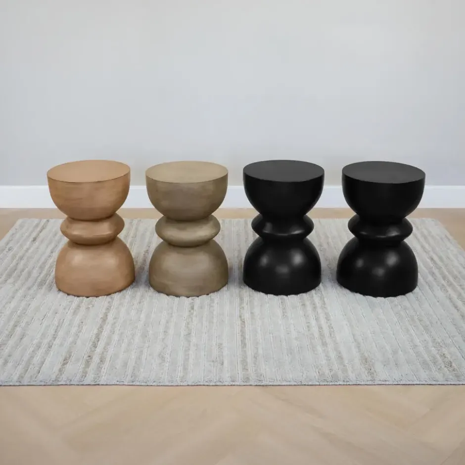 Lewis & Loft Bijzettafel Luis - FSC®mangohout - Rond ⌀35 - Naturel mat