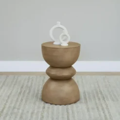 Lewis & Loft Bijzettafel Luis - FSC®mangohout - Rond ⌀35 - Naturel mat