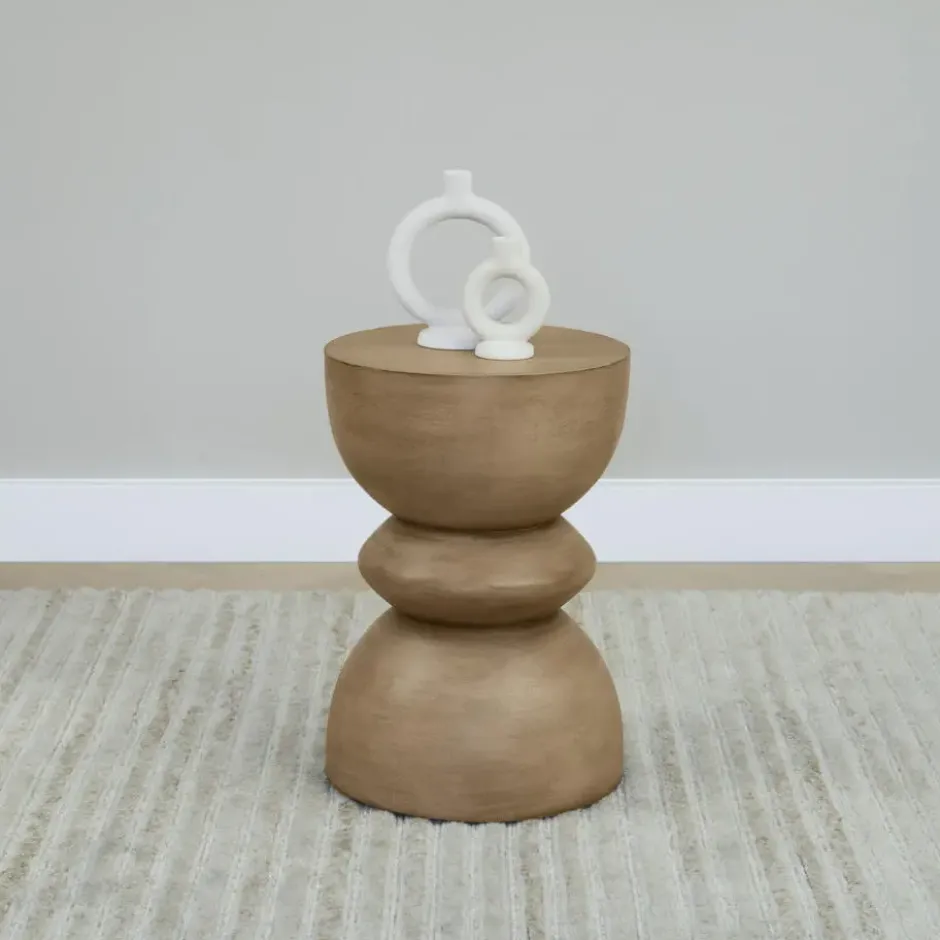 Lewis & Loft Bijzettafel Luis - FSC®mangohout - Rond ⌀35 - Naturel mat