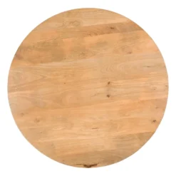 Lewis & Loft Eettafel Levi – FSC® mangohout – Rond – Ø120 cm – Naturel
