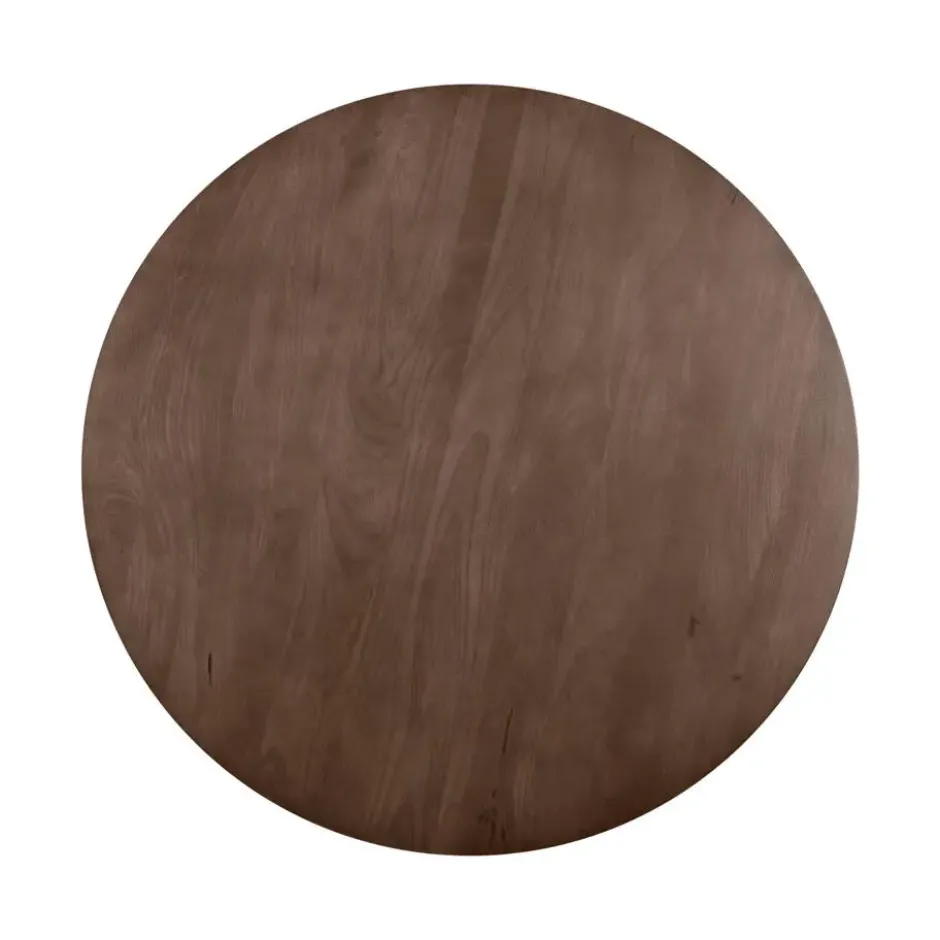 Lewis & Loft Eettafel Levi – Rond – Ø120 cm – Bruin