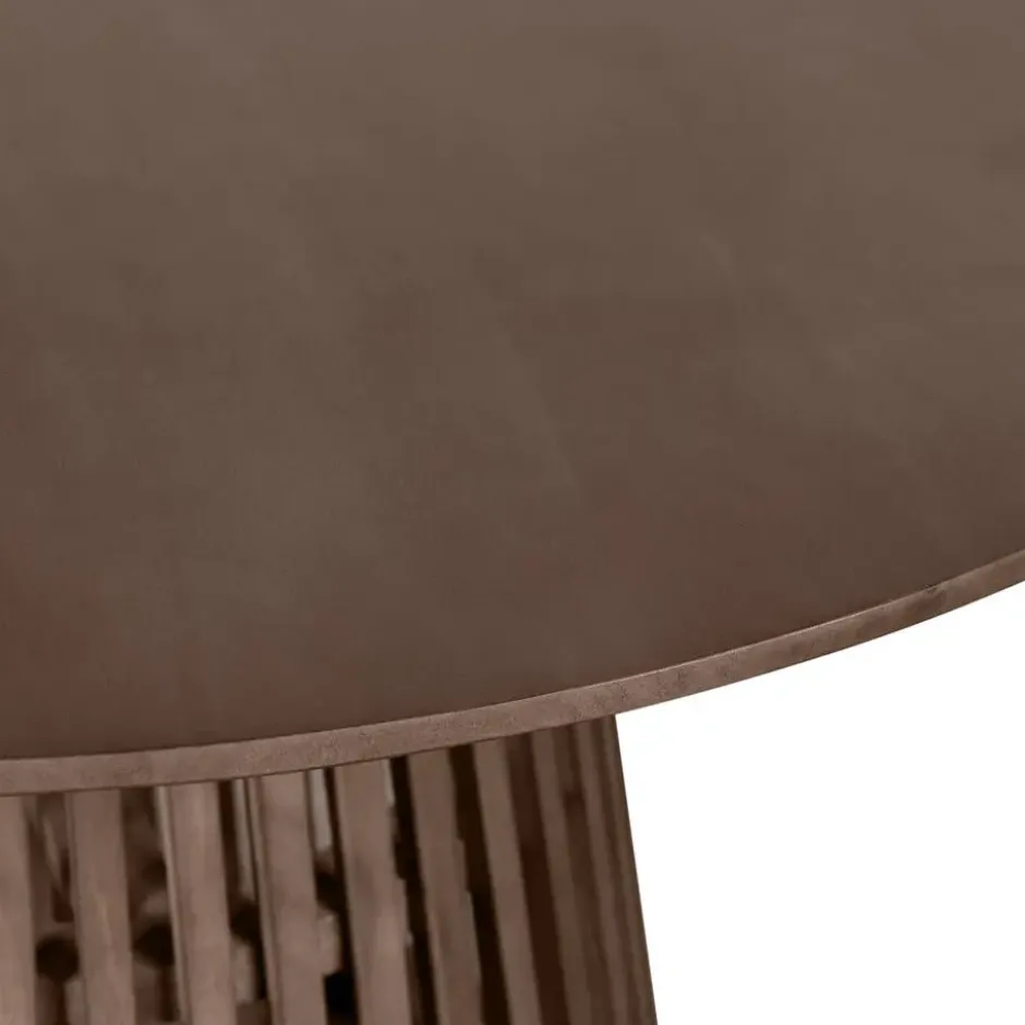 Lewis & Loft Eettafel Levi – Rond – Ø120 cm – Bruin