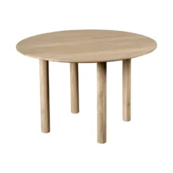 Lewis & Loft Eettafel Lian - Rond ⌀120 - Mangohout - Naturel