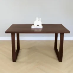 Lewis & Loft Eettafel Lore - Rechthoek - FSC® - 140 cm - Walnoot bruin