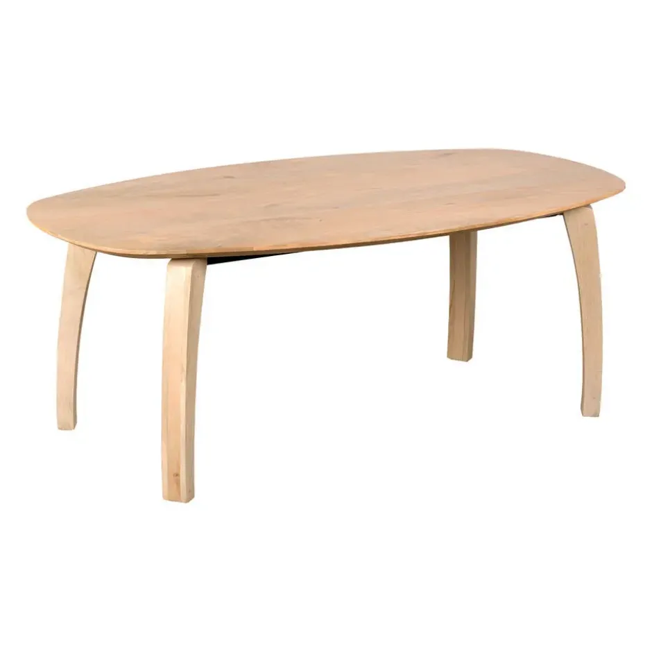 Lewis & Loft Eettafel Luna – Deens ovaal – 220 x 110 cm – Naturel