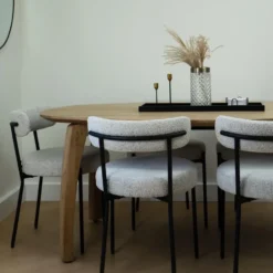Lewis & Loft Eettafel Luna – Deens ovaal – 220 x 110 cm – Naturel