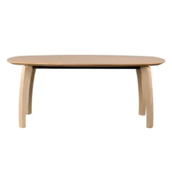 Lewis & Loft Eettafel Luna – Deens ovaal – 220 x 110 cm – Naturel