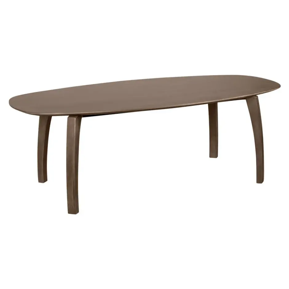Lewis & Loft Eettafel Luna – Deens ovaal – 220 x 110 cm – Bruin