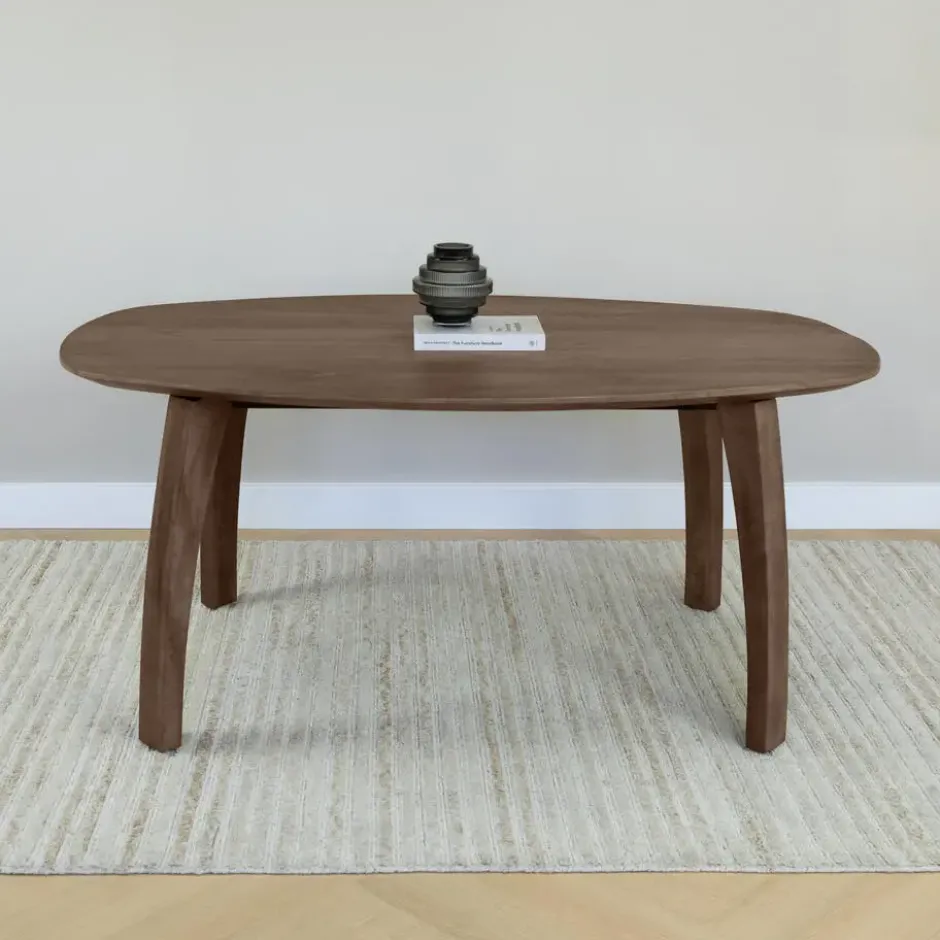 Lewis & Loft Eettafel Luna – Deens ovaal – 160 x 100 cm – Bruin