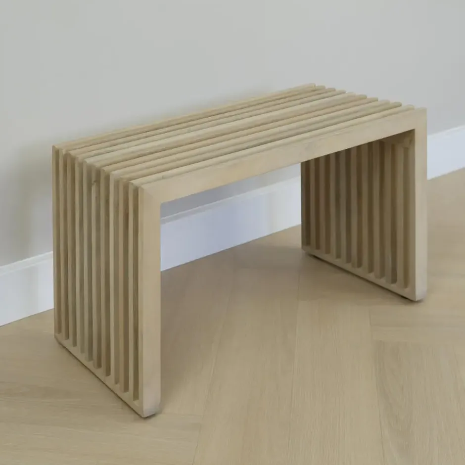 Lewis & Loft Halbankje Lexi - 73x35x43cm - FSC® mangohout - Naturel