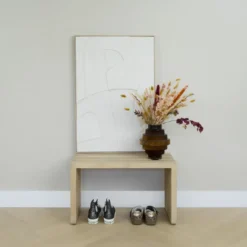 Lewis & Loft Halbankje Lexi - 73x35x43cm - FSC® mangohout - Naturel