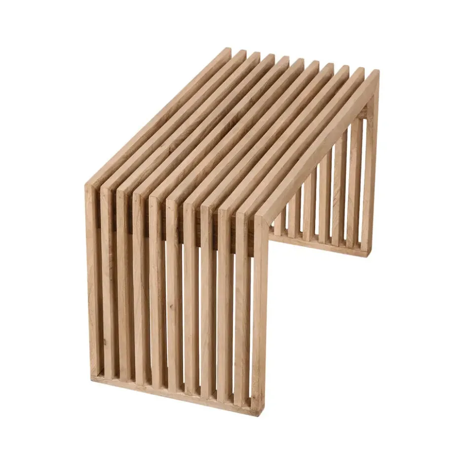 Lewis & Loft Halbankje Lexi - 73x35x43cm - FSC® mangohout - Naturel