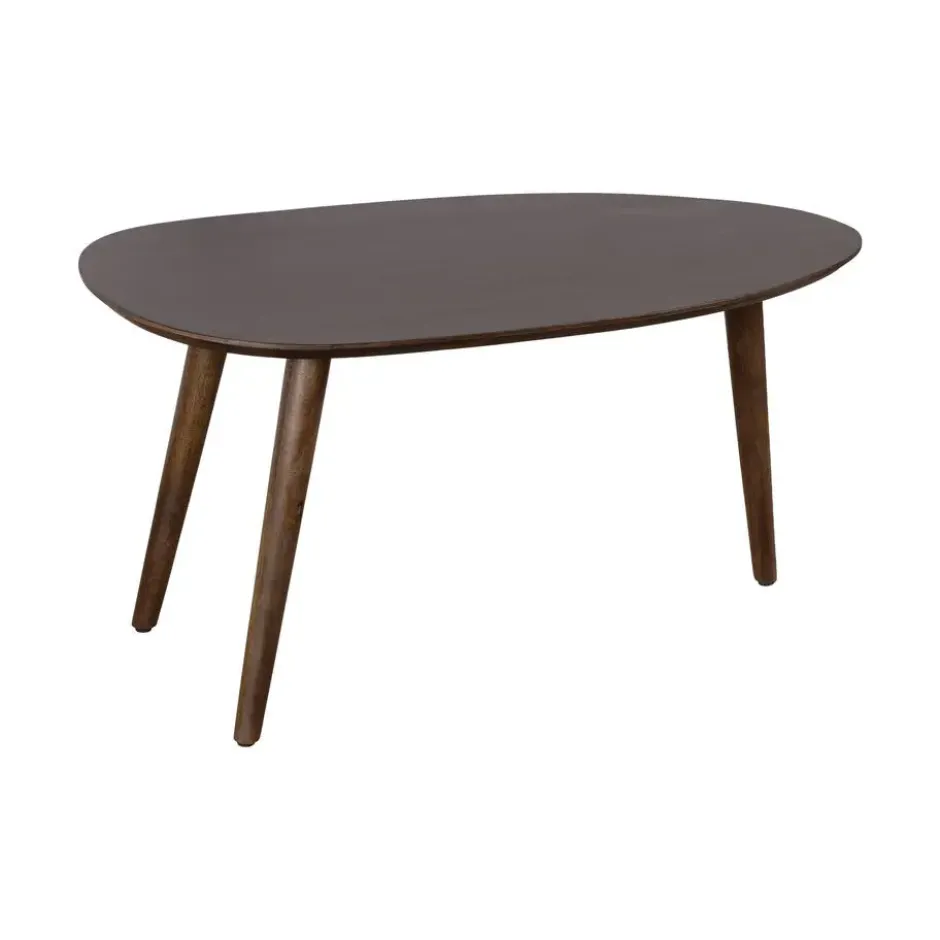Lewis & Loft Salontafel Lela - FSC® - Walnoot bruin - Set van 2