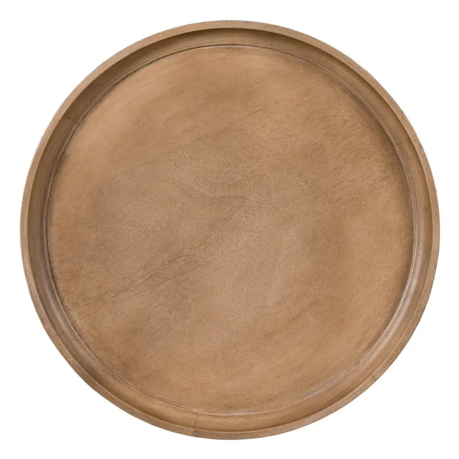 Lewis & Loft Salontafel Luus - FSC® mangohout - Rond ⌀80 cm - Bruin
