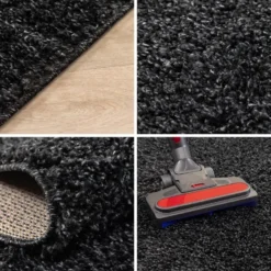 Life Basic Shaggy Vloerkleed Hoogpolig Antraciet - 160x230 CM