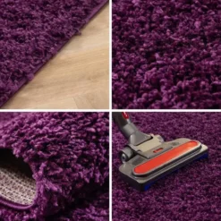Life Basic Shaggy Vloerkleed Hoogpolig Paars - 200x290 CM