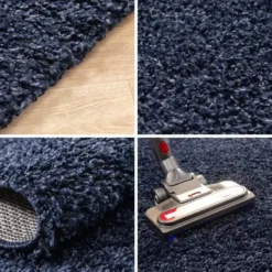 Life Basic Shaggy Vloerkleed Hoogpolig Blauw - 160x230 CM