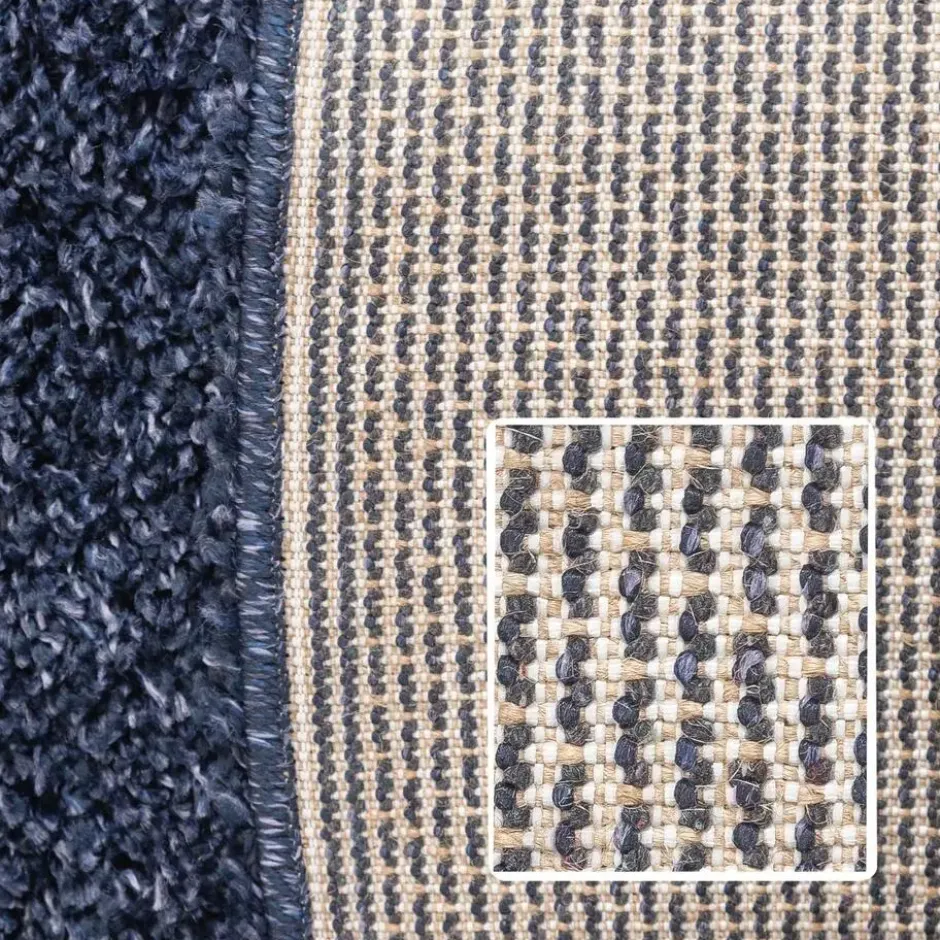 Life Basic Shaggy Vloerkleed Hoogpolig Blauw - 160x230 CM