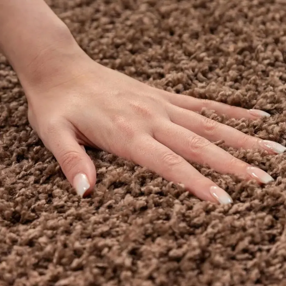 Life Basic Shaggy Vloerkleed Hoogpolig Caramel - 140x200 CM