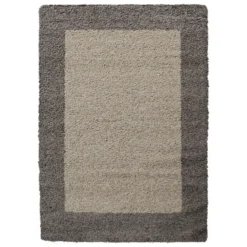 Life Basic Shaggy Vloerkleed Hoogpolig Taupe - 240x340 CM
