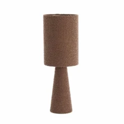 Light & Living - Micky tafellamp ø20x58 cm bouclé - bruin