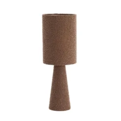 Light & Living - Micky tafellamp ø20x58 cm bouclé - bruin