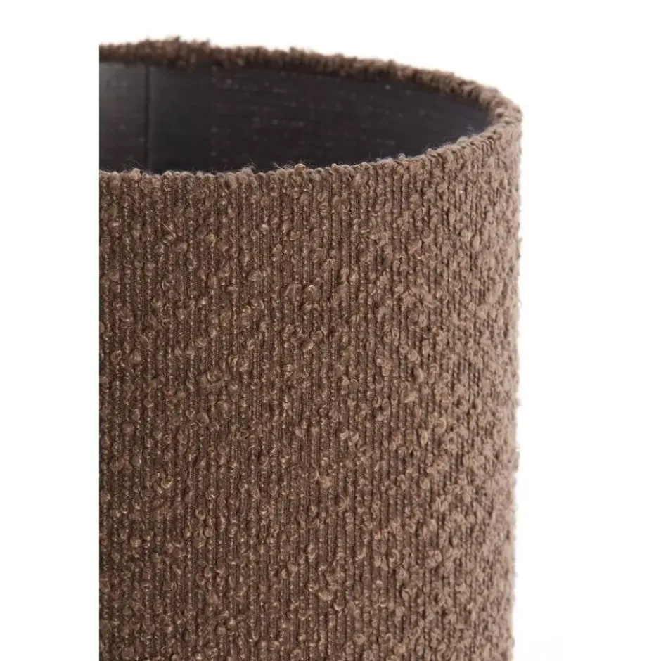 Light & Living - Micky tafellamp ø20x58 cm bouclé - bruin