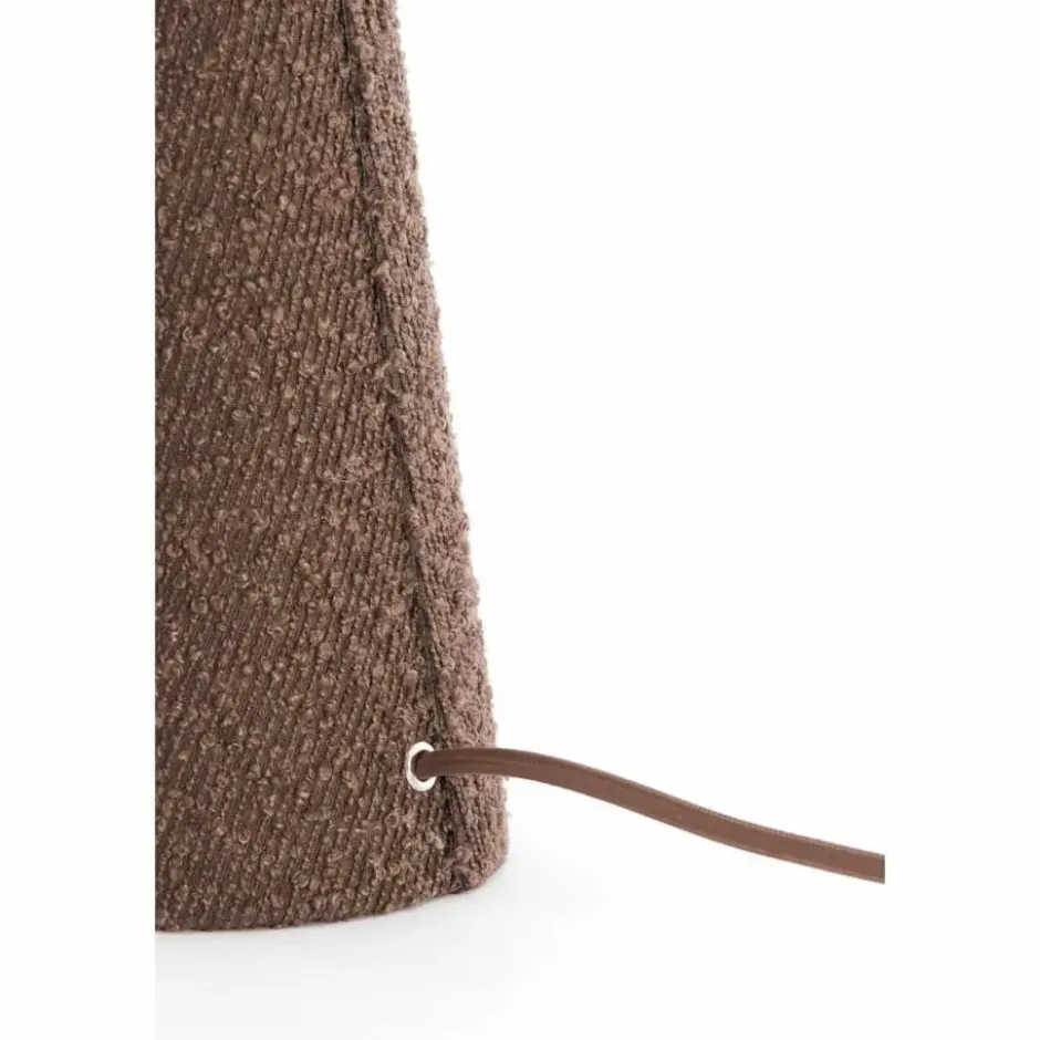Light & Living - Micky tafellamp ø20x58 cm bouclé - bruin