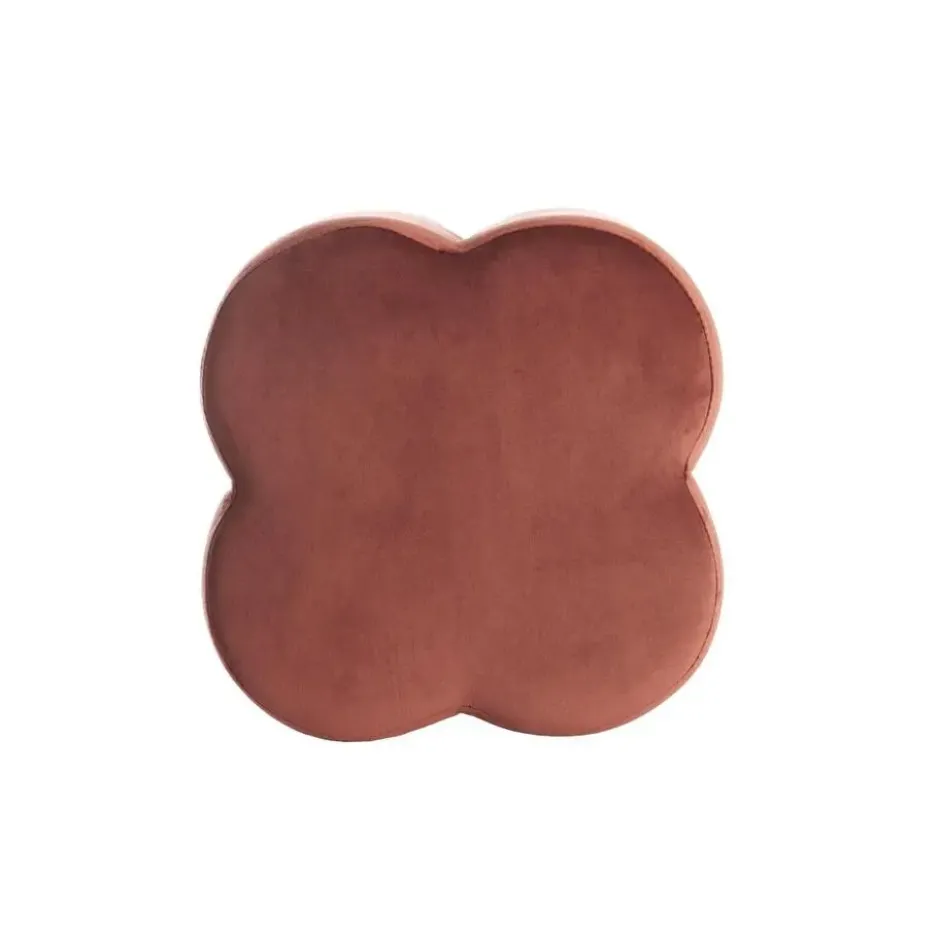Light & Living - Nalani poef 38x38x45 cm velvet - bordeaux