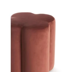 Light & Living - Nalani poef 38x38x45 cm velvet - bordeaux