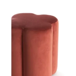Light & Living - Nalani poef 38x38x45 cm velvet - bordeaux