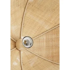 Light & Living - Sulina hanglamp ø55x36,5 cm raffia - naturel+groen