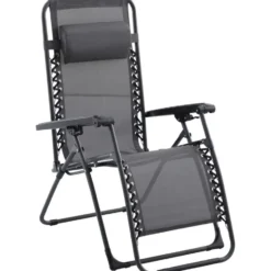 Ligstoel Agde - grijs - 110x90x68 cm