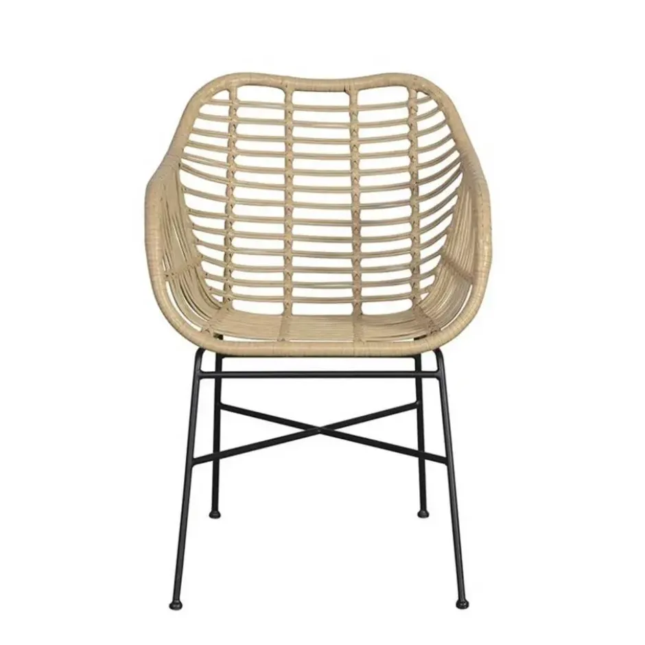 Lisomme Dax rotan tuinstoel naturel