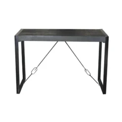 Livingfurn - Bartafels Norris Bar Table 140cm - Mangohout / Gecoat Staal