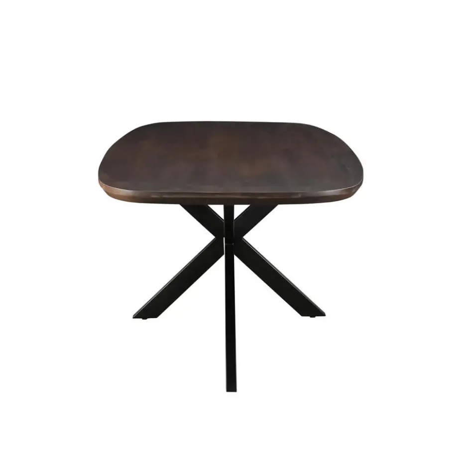 Livingfurn - Eetkamertafel Jesper Danish Oval Brown 210cm - Mangohout