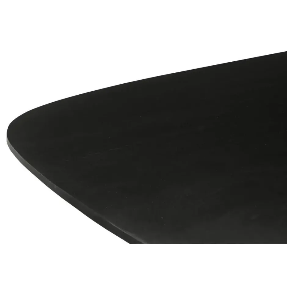 Livingfurn - Eetkamertafel Jesper Deens Ovaal Zwart 210cm - Mangohout